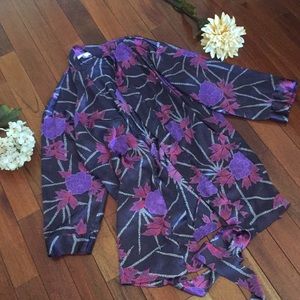Victoria’s Secret Robe Kimono Floral Pink/Purple